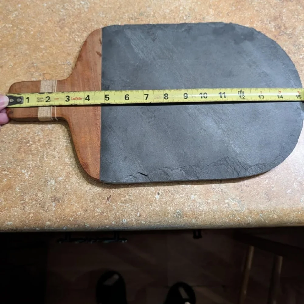 Mud Pie Slate & Wood Serving Paddle in Black and Brown